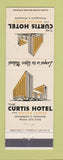 Matchbook Cover - Curtis Hotel Minneapolis MN