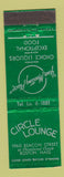 Matchbook Cover - Circle Lounge Boston MA