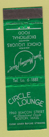 Matchbook Cover - Circle Lounge Boston MA