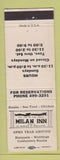 Matchbook Cover - Milan Inn OH Thomas Edison