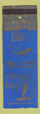 Matchbook Cover - Jay's Marine Grill Dallas Henderson TX WEAR