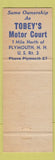 Matchbook Cover - Queen City Motel Manchester NH