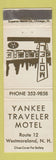 Matchbook Cover - Yankee Traveler Motel Westmoreland NH