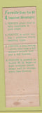 Matchbook Cover - Fervite Fertilizer Hutchinson Topeka KS
