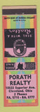 Matchbook Cover - Porath Real Estate Cleveland OH