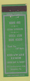 Matchbook Cover - Delaware Lunch Scranton PA
