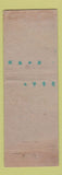 Matchbook Cover - Mayfair Cafe Washington DC WEAR