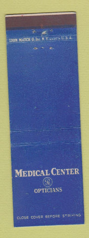 Matchbook Cover - Medical Center Opticians