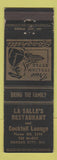 Matchbook Cover - La Salle's Restaurant Kansas City MO