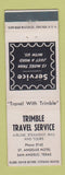 Matchbook Cover - Trimble Travel Service San Angelo TX