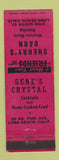 Matchbook Cover - Sherry's Barn Long Beach CA Gene's Crystal