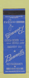 Matchbook Cover - Bennetts Restaurants Denver Colorado