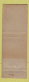 Matchbook Cover - Fort Meigs Hotel Toledo OH