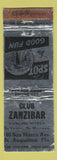 Matchbook Cover - Club Zanzibar St Augustine FL WEAR