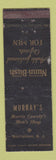 Matchbook Cover - Nunn Bush Men's Shoes Murray's Morristown NJ POOR