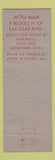 Matchbook Cover - Casa Mona Hotel Fort Lauderdale FL