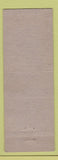 Matchbook Cover - Hadi Oriental Band Evansville IN WEAR