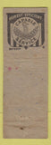 Matchbook Cover - Jesse L Webb Auditor Election WORN