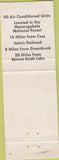 Matchbook Cover - The Hermitage Bartow WV