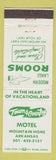 Matchbook Cover - Town & Country Motel Mountain Home AR