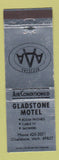 Matchbook Cover - Gladstone Motel Gladstone MI