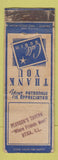Matchbook Cover - Pearson's Tavern Utica IL ARROW STAMPED WORN