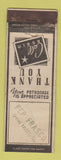 Matchbook Cover - Pepe Frasco Spring Valley IL ARROW STAMPED