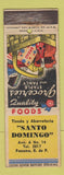 Matchbook Cover - Santo Domingo Grocery Panama