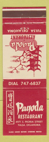 Matchbook Cover - Pagoda Restaurant Tulsa OK