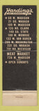 Matchbook Cover - Harding's Restaurant Chicago IL