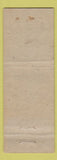 Matchbook Cover - Porter Garrett Praetorians Insurance Big Spring TX
