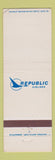 Matchbook Cover - Republic Airlines WEAR