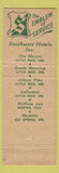 Matchbook Cover - Wm Len Hotel Memphis TN