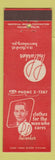 Matchbook Cover - Phil Parker Men's Clothes Harrisburg PA