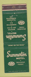 Matchbook Cover - Summerton Motel SC