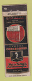 Matchbook Cover - Harding's Restaurant John Harding Hotel Chicago IL