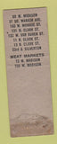 Matchbook Cover - Harding's Restaurant John Harding Hotel Chicago IL