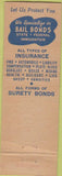 Matchbook Cover - August Bill Nardoni Los Angeles CA