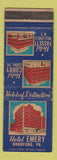 Matchbook Cover - Hotel Emery Bradford PA Corry PA Wellsville NY