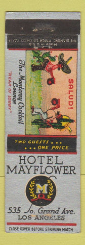 Matchbook Cover - Hotel Mayflower Los Angeles CA