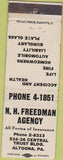 Matchbook Cover - NH Freedman Agency Altoona PA