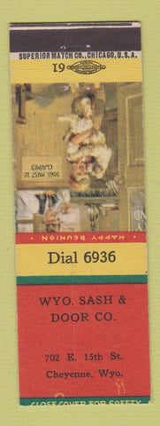 Matchbook Cover - Wyoming Sash and Door Cheyenne WY Grier Lumber