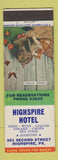 Matchbook Cover - Highspire Hotel PA