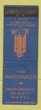 Matchbook Cover - Harrisburger Hotel Harrisburg PA WEAR