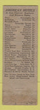 Matchbook Cover - Harrisburger Hotel Harrisburg PA WEAR