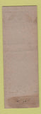 Matchbook Cover - Capital Hotel Johnstown PA WORN
