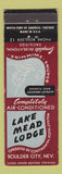 Matchbook Cover - Lake Mead Lodge Boulder City NV