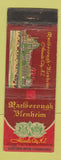 Matchbook Cover - Marlborough Blenheim Hotel Atlantic City NJ WEAR