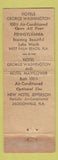 Matchbook Cover - Kloeppel Hotels West Palm Beach Jacksonville FL WEAR