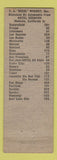 Matchbook Cover - Hotel Hughson De Anza San Jose Modesto CA